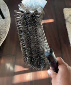 Grill Brush - Grill Cleaner Brush Grill Accessories for Outdoor Grill - Safe BBQ Brush for Grill Cleaning - Heavy Duty 17" Grill Brushes Grill Brush with Scraper 45 91TW6oUljoL