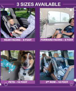 The Noggle, 8ft - Kid's Personal Air Conditioning System, Made in USA, Directs Cool Air to Children in The Backseat - Air Conditioning Vent Hose for Vehicles, Making The Back Seat Cool Again - Black 8 feet Black Ice 29 91TZ 6MfL 1