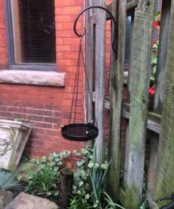 UpBlend Outdoors Plant Hangers Outdoor Hook - 10 X 13.75 Inch Heavy Duty Plant Hanger Bracket, Indoor Wrought Iron Wall Plant Holder, Flower Hooks for Hanging Baskets, Lantern, Windchime Strong, 1 Pack 25 91TbVyWsT L