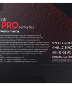 Samsung 970 PRO SSD 512GB - M.2 NVMe Interface Internal Solid State Drive with V-NAND Technology (MZ-V7P512BW), Black/Red 29 91Td3bHQhyL