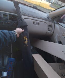 MAKOTO Handmade Practical Musashi Ring Samurai Katana Black Sword Sharp (Full Size Katana) 24 91TeADFB L