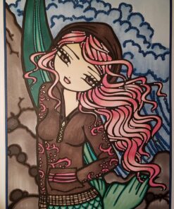 Sweet & Simple Whimsy Girls: Mermaids and More to Color 93 91Tfz0QUW4L