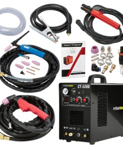 PrimeWeld 3-in-1 50 Amp Plasma Cutter, 200 Amp TIG Welder and 200 Amp Stick Welder - Welding and Cutting Combo, Mobile Welding Machine, Portable Plasma Cutter, Multipurpose Welder and Cutter, CT-520D 29 91TmOhADAL