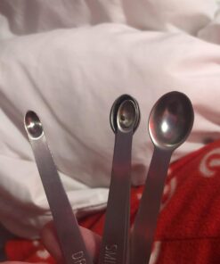 New Star Foodservice 42924 Stainless Steel Measuring Spoons Set, Mini (Mini Spoons) 5-Piece Set 37 91TnC7tA5ZL