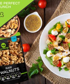 Nut Cravings - Raw Walnuts Halves & Pieces, Unsalted, Shelled, Superior to Organic (32oz - 2 LB) Bulk Nuts Packed Fresh in Resealable Bag - Healthy Protein Snack, All Natural, Keto, Vegan, Kosher Walnuts Raw 2 Pound (Pack of 1) 16 91TvYJeOHPL