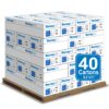 Relay MP, Multipurpose Copy Paper, 20lb, 8.5 x 11, 92 Bright - 1 Pallet / 40 cases (013020P) 8.5x11 (Pallets)