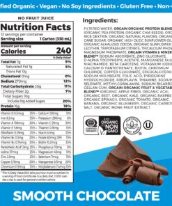 Orgain Organic Nutritional Vegan Protein Shake, Creamy Chocolate Fudge - 16g Plant Based Protein, Meal Replacement, 21 Vitamins & Minerals, Gluten & Soy Free, 11 Fl Oz (Pack of 12) Pack of 12 18 91Tzj7NlDTL