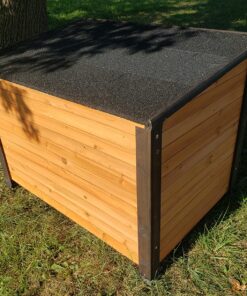 PRECISION PET PRODUCTS Extreme Outback Log Cabin Dog House, Large, Natural Wood (7027013) Walnut/Dark Brown Extreme Outdoor Log Cabin 26 91U5LiW2zPL