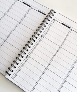 Action Appointment Book (8.5 x 11 inches) Undated 2 Page Weekly Spreads for Daily and Hourly Schedule Tracking Large (8.5" by 11") 15 91U5pabcXCL