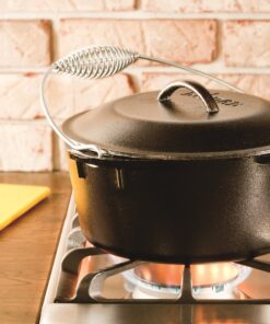 Lodge L8DO3 Cast Iron Dutch Oven, Pre-Seasoned, 5-Quart,Black 5 Quart 15 91UMittH4NL