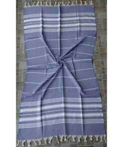 Dandelion - Basic Pattern - 100% Naturally-Dyed Cotton Turkish Towel Peshtemal - 71x39 Inches - Purple 10 91UPJ8LAaeL