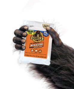 Gorilla Hot Glue Sticks, Mini Size, 4" Long x .27" Diameter, 75 Count, Clear, (Pack of 1) Mini Size 4" Standard Packaging 21 91UR 8mvWOL