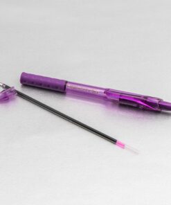 Pentel R.S.V.P. RT Colors New Retractable Ballpoint Pen, Medium Line, Barrel, Violet Ink, Box of 12 (BK93CRV-V) 12 Count (Pack of 1) 26 91UXCRm3okL