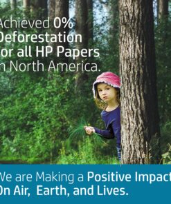 HP Color Inkjet & Laser Paper, 24 lbs, 8.5 x11-Inch Letter, 97 Bright, 400 Sheets (202040) 1 Ream Small Pack 16 91UXSyY3CNL