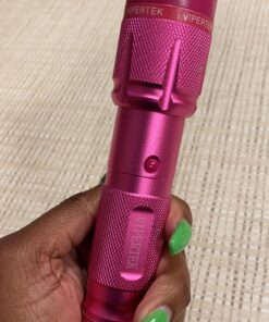 VIPERTEK VTS-T03 Aluminum Stun Gun for Self Defense Rechargeable with LED Flashlight PINK 39 91UYJvZXUL