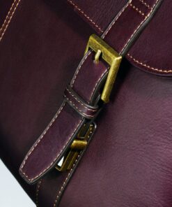 Samsonite Colombian Leather Flap-Over Messenger Bag One Size Brown 32 91Ua280SFdL