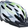 Schwinn Traveler Bike Helmet, Adult and Youth Sizes White/Green