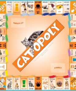 Late for the Sky CAT-opoly Board Game White, Large 31 91UhjKxBaL