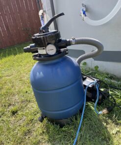 XtremepowerUS 13" Sand Filter 3/4HP Pool Pump 2400GPH High-Flow Above Ground Pool Set with Stand 20 91UkyRaUw0L