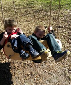 Swurfer Stand Up Tree Swing, Outdoor Swing - Swingset Outdoor for Kids with Adjustable Handles, Outdoor Swing for Kids, Outdoor Play, Durable, Weatherproof, Easy Installation, 200lbs, Ages 6 and Up Brown/Green 27 91UlVvUJWGL