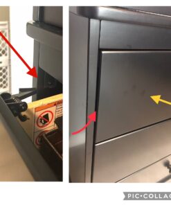 Baby Safety Cabinet Locks 12 Pack Black-GRANDOTO Children Cabinet Baby Safety Locks Latches for Cabinet & Drawers 23 91UrR2oCXxL