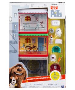 Alternative view of The Secret Life of Pets, Mini Pets Apartments Gift Set with 3 Pets, by Spin Master