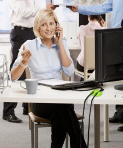 iGotTech Cable Clips and Cord Management System 6 Pack of Dual Slotted Adhesive Desktop Cable Organizers | Phone & Computer Wire Holder (Multicolor) Multicolored 32 91VGmvFbuL