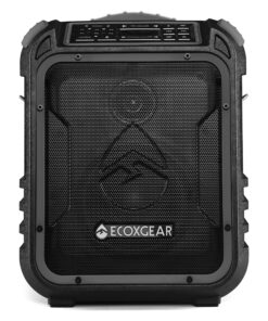 Alternative view of ECOXGEAR EcoXplorer GDI-EXPLR110 Rugged Waterproof Floating Portable Bluetooth AM/FM Wireless 50 Watt Speaker with Carry Strap (Gray)