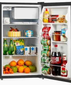 Alternative view of Midea WHS-160RSS1 Single Reversible Compact Refrigerator, 4.4 Cubic Feet, Stainless Steel Solid