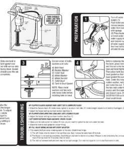 Fluidmaster 507AK PerforMAX Universal High Performance 2-Inch Toilet Flush Valve Repair Kit with Gasket and Bolts 12 91VXhcqZNGL