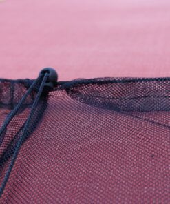 Patio Umbrella Mosquito Netting - Polyester Mesh Screen with Zipper Opening and Water Tube at Base to Hold in Place - Helps Protect from Mosquitoes - Fits 9FT Umbrellas and Patio Tables - Black 31 91VY3Unky3L