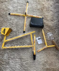 The Big Dig Sandbox Digger Excavator Crane with 360 Degree Rotation with Base Great for Sand, Dirt and Snow, Steel Outdoor Play Toy, Yellow 53 91VYMK4IFtL