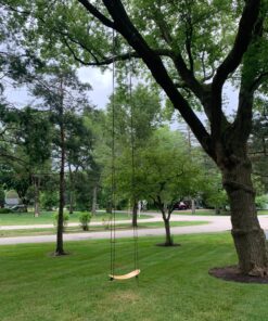 Swurfer Stand Up Tree Swing, Outdoor Swing - Swingset Outdoor for Kids with Adjustable Handles, Outdoor Swing for Kids, Outdoor Play, Durable, Weatherproof, Easy Installation, 200lbs, Ages 6 and Up Brown/Green 23 91VYfpWAMXL