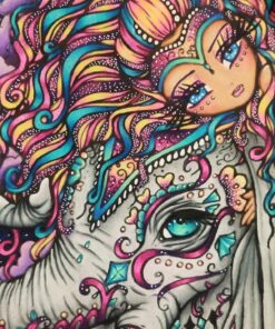 Mermaids, Fairies, & Other Girls of Whimsy Coloring Book: 50 Fan Favs 85 91VdG62MasL