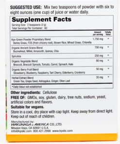 Kyo-Green Harvest Blend Superfood Supplement, 6 Ounce Bottle 6 Ounce (Pack of 1) Drink Mix 10 91VipXbokoL