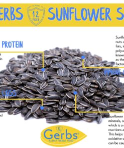 Lightly Sea Salted Sunflower Seed in Shell by Gerbs - 2 LBS - Top 11 Food Allergen Free & Non GMO - Premium Dry Roasted Seeds – COG USA Light Sea Salt 2 Pound (Pack of 1) 18 91Vn4VzFXXL 9