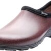 Sloggers Waterproof Garden Shoe for Men – Outdoor Slip-On Rain and Garden Clogs with Premium Comfort Support Insole, (Brown Leather), (Size 10) Leather Print Brown 17 91VoMozElsL