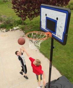 Lifetime Height Adjustable Portable Basketball System, 44 Inch Backboard 30 91VqwEr hsL