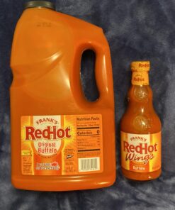 Frank's RedHot Original Buffalo Wings Sauce, 1 gal - 1 Gallon Bulk Container of Buffalo Hot Sauce with a Bold, Spicy Flavor Perfect for Wings, Dressings, Dips and More 128 Fl Oz (Pack of 1) 31 91VtdB4Pu8L