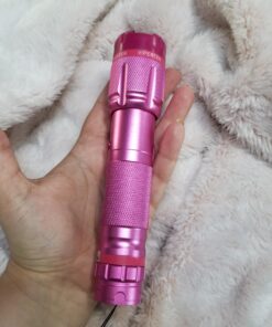 VIPERTEK VTS-T03 Aluminum Stun Gun for Self Defense Rechargeable with LED Flashlight PINK 30 91W2skVVWHL