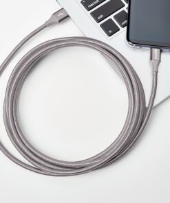Amazon Basics USB-C to USB-A 3.1 Gen 1 Fast Charger Cable, Nylon Braided Cord, 5Gbps High-Speed, USB-IF Certified, for Apple iPhone 15, iPad, Samsung Galaxy, Tablets, Laptops, 10 Foot, Dark Gray 10 Feet Type-A 3.1 Dark Grey 13 91W3gxhtXmL