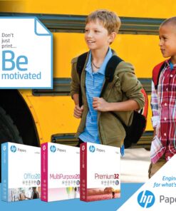 HP Color Inkjet & Laser Paper, 24 lbs, 8.5 x11-Inch Letter, 97 Bright, 400 Sheets (202040) 1 Ream Small Pack 19 91W57OL3tFL