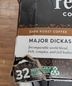 Peet's Coffee, Dark Roast K-Cup Pods for Keurig Brewers - Major Dickason's Blend 32 Count (1 Box of 32 K-Cup Pods) Major Dickason's - 32 K-Cups 32 Count (Pack of 1) 22 91W803 E1YL
