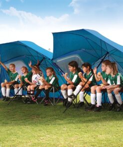 Sport-Brella Super-Brella SPF 50+ Sun and Rain Canopy Umbrella for Camping, Beach and Sports Events (8-Foot, Blue) 28 91WBHNB2H6L
