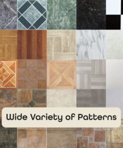 Nexus Self Adhesive 12-Inch Vinyl Floor Tiles, 20 Tiles - 12" x 12", Brick Pavers Pattern - Peel & Stick, DIY Flooring for Kitchen, Dining Room, Bedrooms & Bathrooms by Achim Home Decor 34 91WBaFH2reL 1