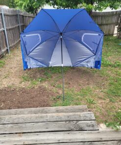 Sport-Brella Super-Brella SPF 50+ Sun and Rain Canopy Umbrella for Camping, Beach and Sports Events (8-Foot, Blue) 36 91WDJy9iaAL
