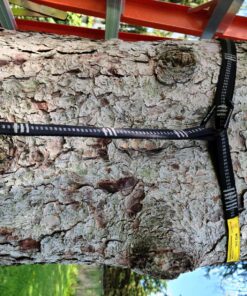 Wise Owl Outfitters Hammock Straps for Trees Heavy Duty - Set of Two 10ft Long, 1 Inch Thick Camping Hammock Tree Straps w/ 38 Loops & 2D Carabiners - Essential Hammock Accessories Grey 38 91WDq85tGL