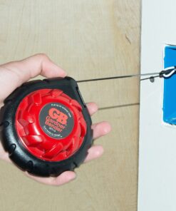 Gardner Bender EFT-15 Mini Cable Snake, 15 Ft Steel Fish Tape, Electrical Wire Fishing Tape, Red & Black 14 91WE7kiSkML