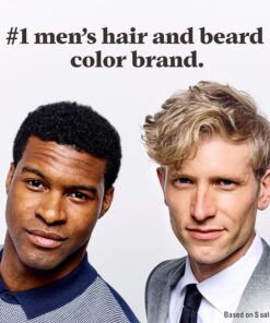 Just For Men Easy Comb-In Color Mens Hair Dye, Easy No Mix Application with Comb Applicator - Real Black, A-55, Pack of 1 Real Black A-55 1 Count (Pack of 1) 12 91WO24qa6wS