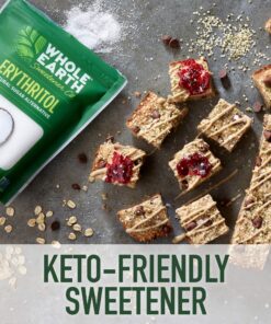 WHOLE EARTH 100% Erythritol Zero Calorie Plant-Based Sugar Alternative, 4 Pound Pouch (Packaging May Vary ) Granulated 4 Pound (Pack of 1) 25 91WQzLpuQsL